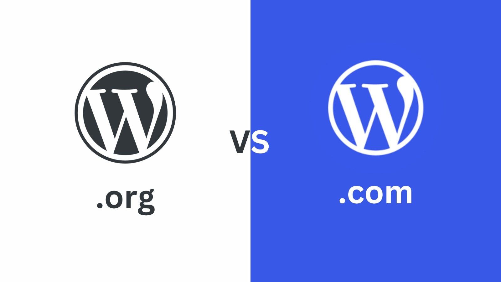 WordPress.org vs WordPress.com