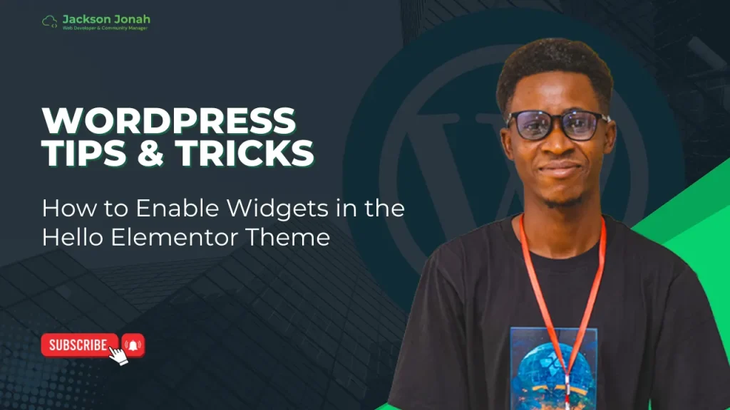 How to Enable Widgets in the Hello Elementor Theme