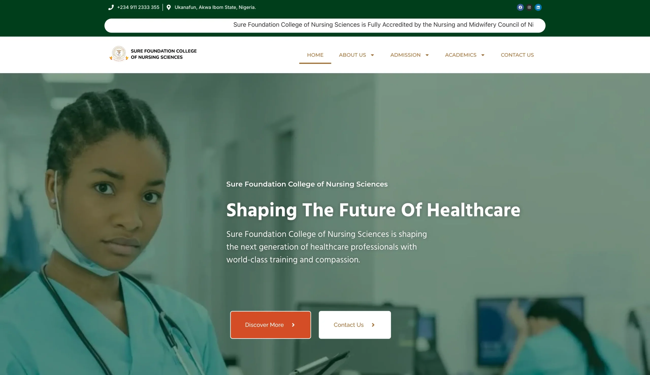 Sure Foundation College of Nursing Sciences